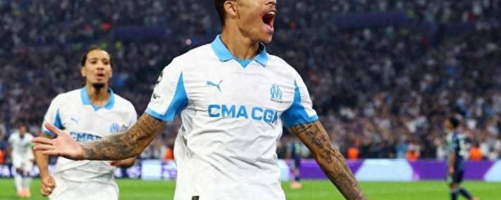 格林伍德欧冠闪耀！梅开二度助马赛大胜