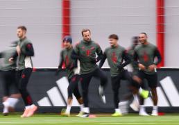 （外代二线）足球——欧冠联赛：拜仁(rén)慕尼黑赛前备战