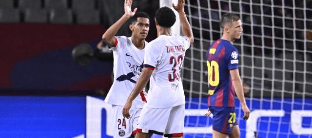 欧冠又爆冷：巴黎圣日耳曼2-1击败巴塞羅(luó)那