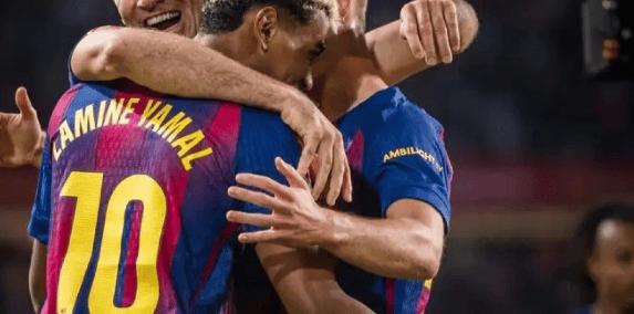 欧冠巴萨VS大巴黎：弗里克最强出击，亚马尔+拉师傅领衔，莱万冲锋