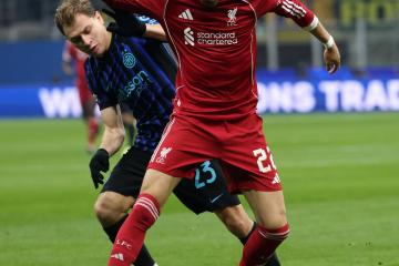 （外代二线）足球(qiú)——欧冠(guān)联赛：利物浦胜国米