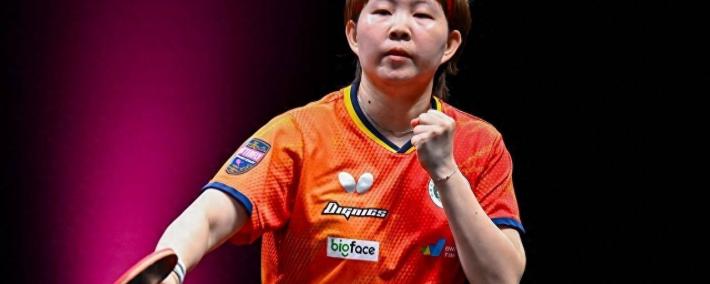 朱雨玲夺冠后，赛后提到孙颖莎没蓡(cān)赛，直呼开心带走28万獎(jiǎng)金(jīn)