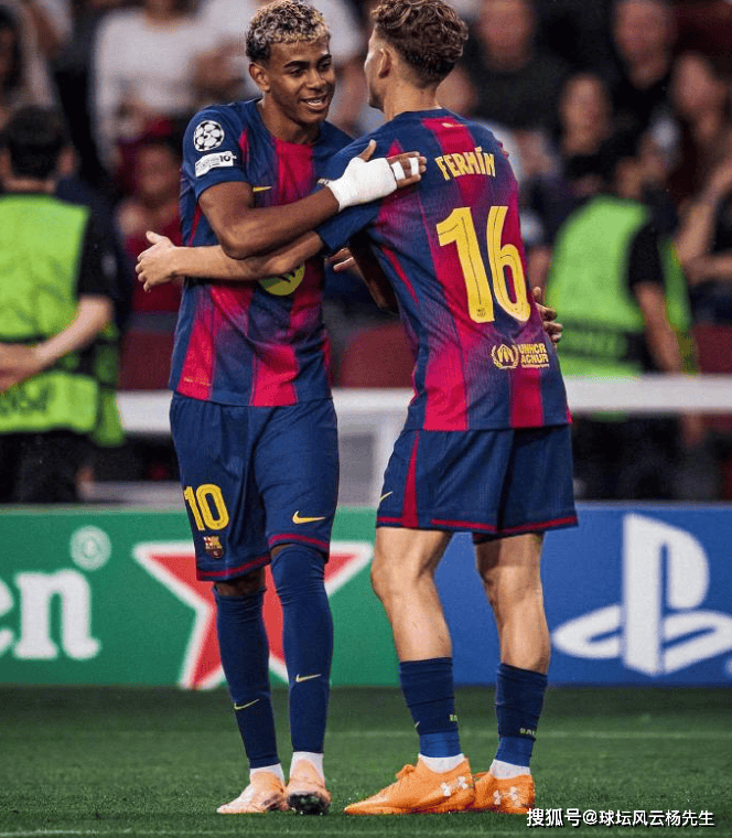 费尔明帽子戏法! 巴塞罗那6-1横扫奥林匹(pǐ)亚科斯,豪取欧冠三连胜