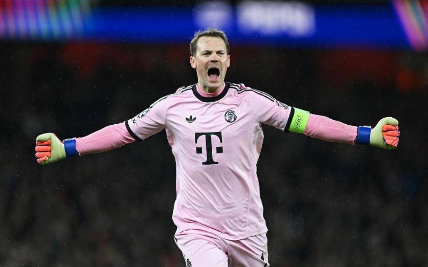 诺伊尔致命失误，阿森(sēn)纳3-1送拜仁賽(sài)季(jì)首敗(bài)，英超欧冠双线领跑