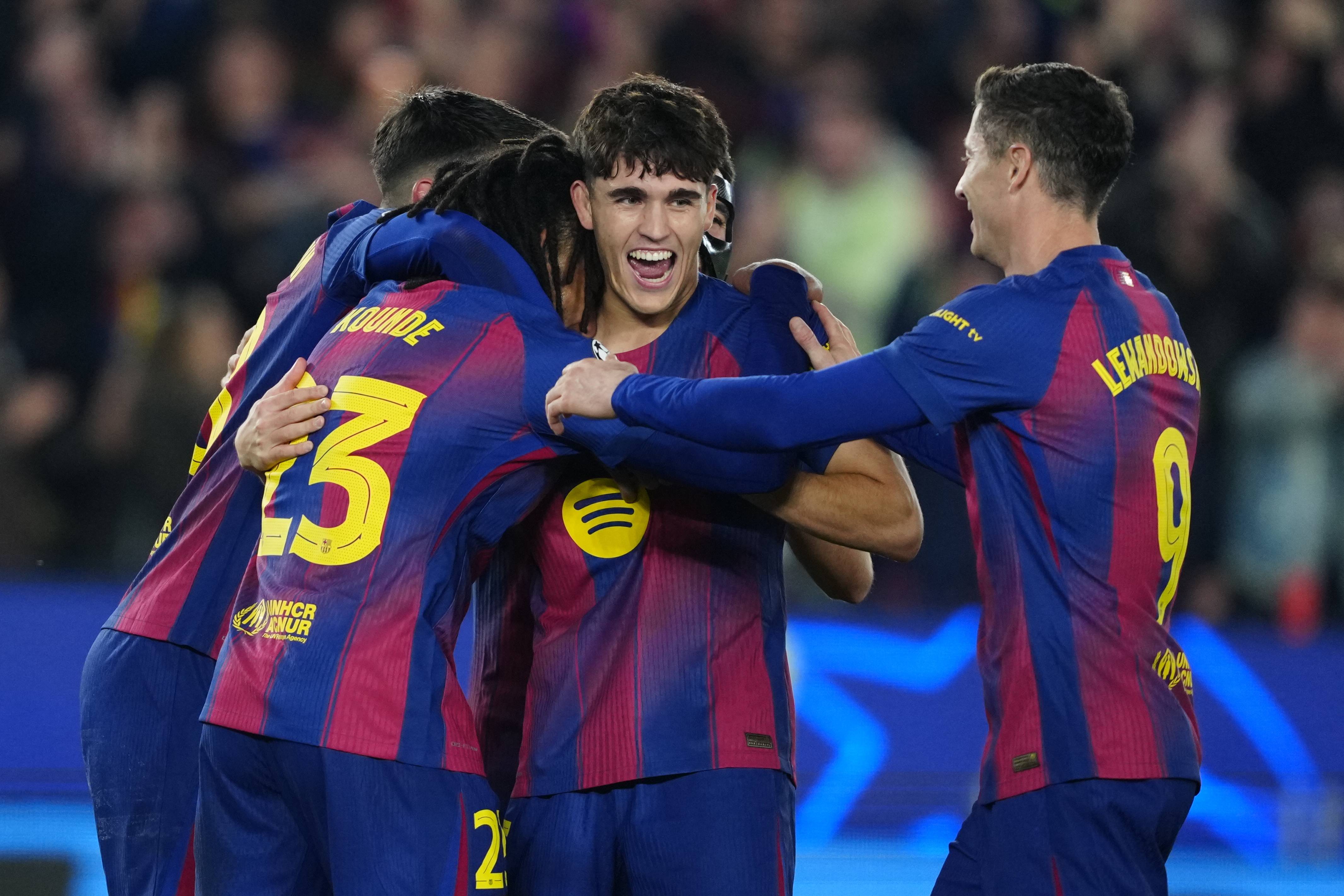 （外(wài)代二线）足球——欧冠(guān)联赛：巴萨胜法兰克福