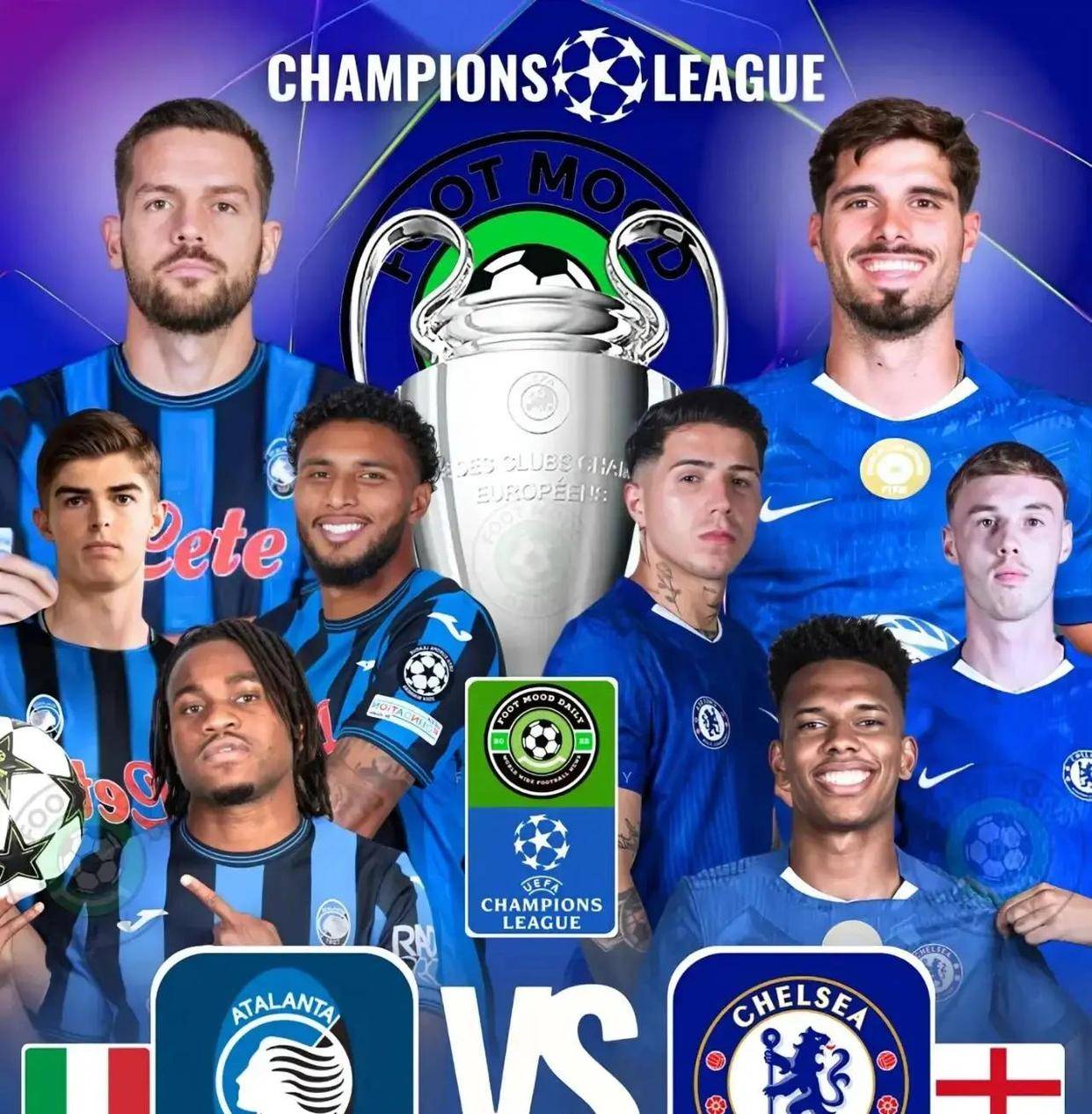 欧冠十六强，亚特兰大vs切尔西，客場(chǎng)虫+吉(jí)鲁重伤+魔鬼主場(chǎng)=藍(lán)军凶多(duō)吉(jí)少