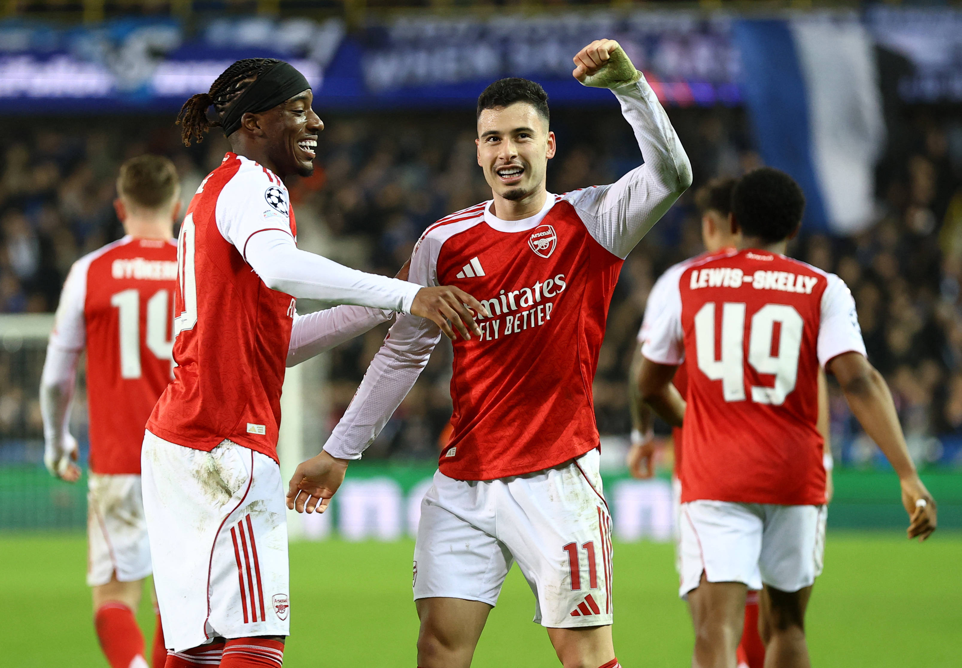 (外代二线)足球——欧冠聯(lián)赛:阿森纳胜布鲁日