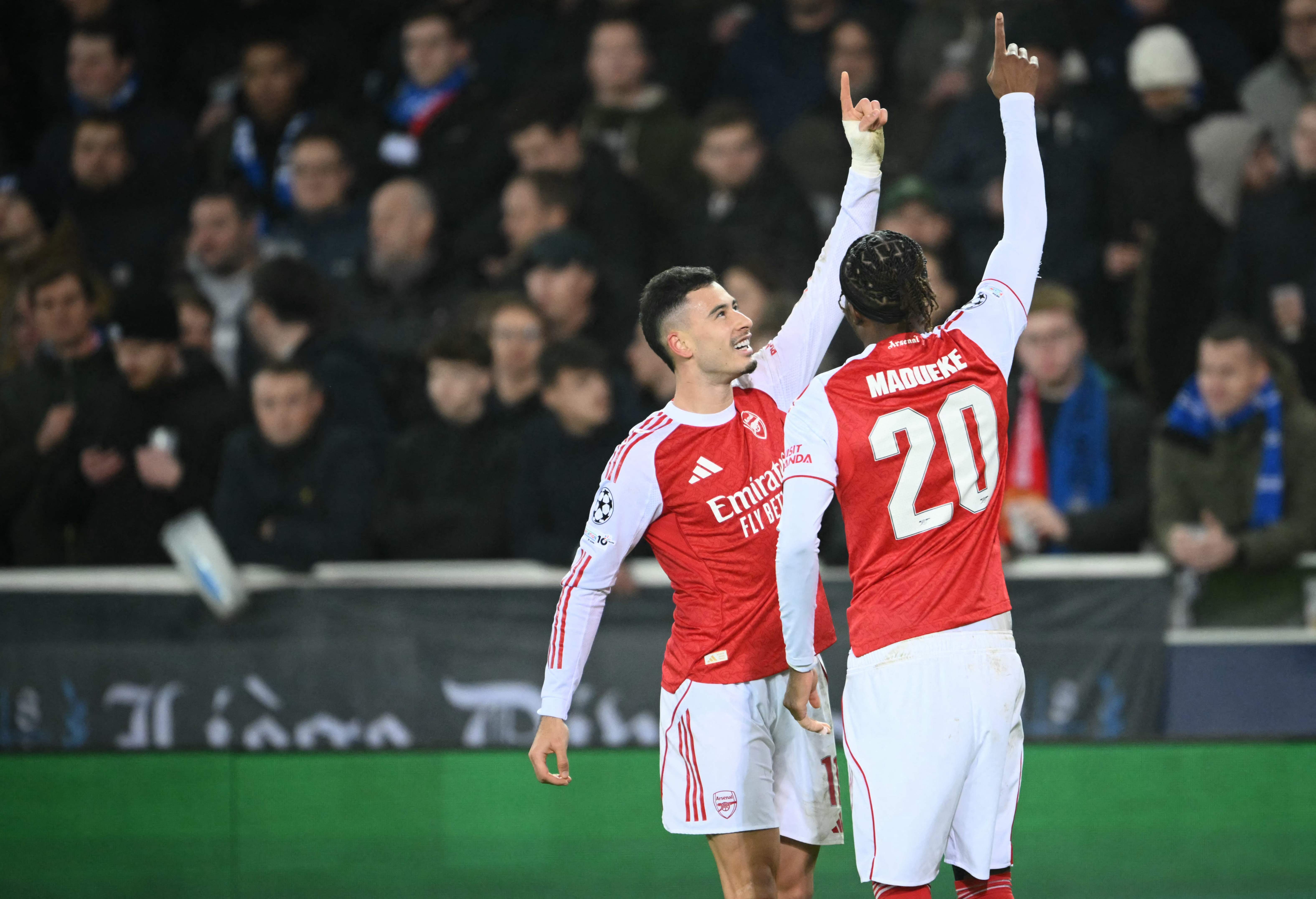 (外代二线)足球——欧冠聯(lián)赛:阿森纳胜布鲁日